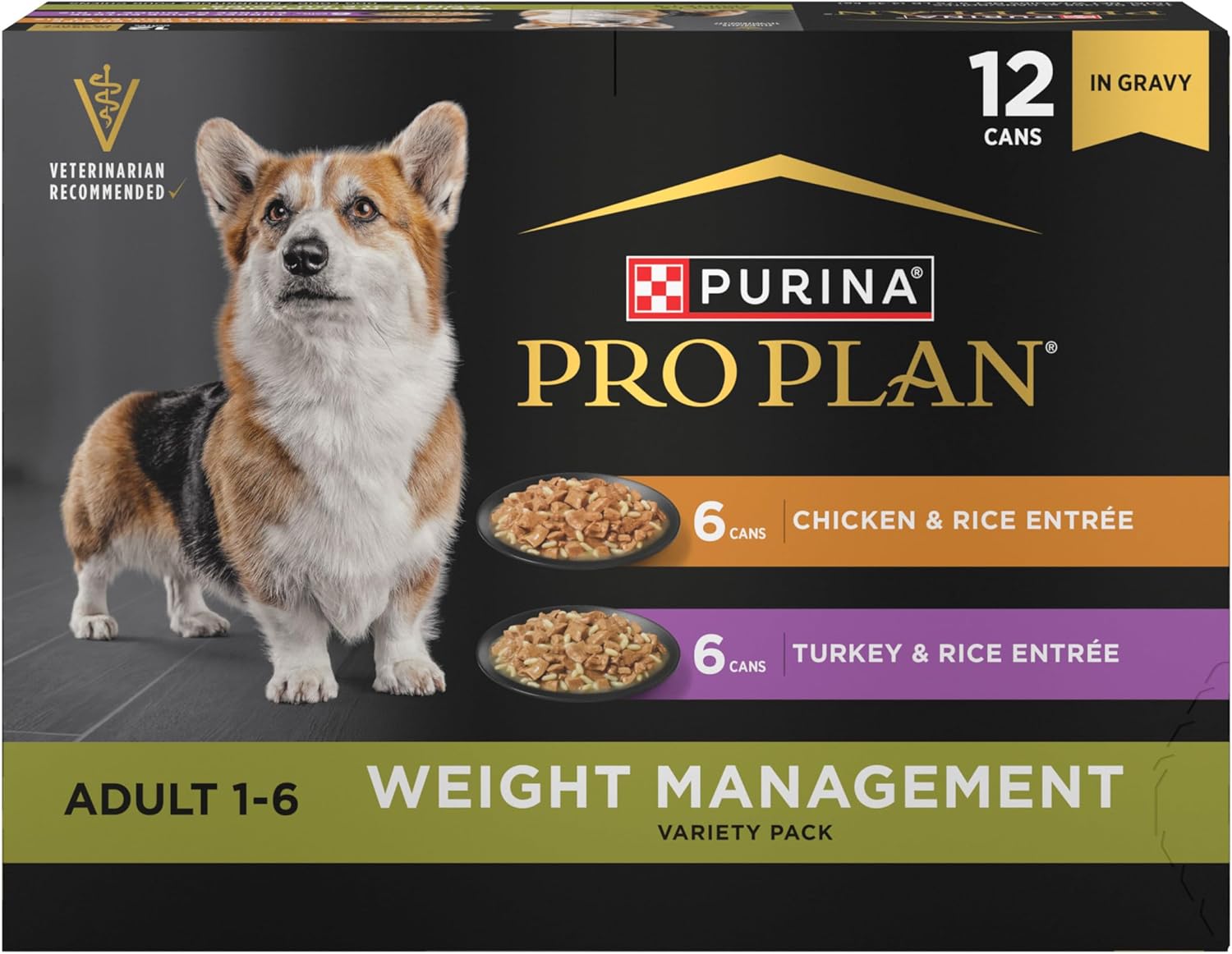 Purina Pro Plan Weight Management Wet Dog Food Variety Pack