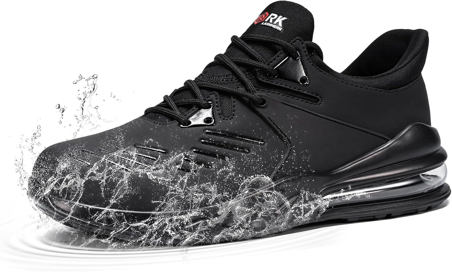 LARNMERN Steel Toe Shoes for Men - Waterproof Work Sneakers