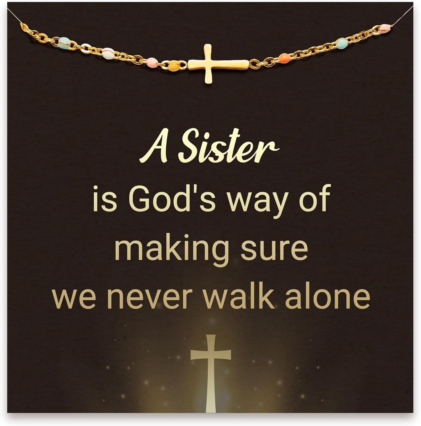 STORYJEWELLERY Cross Bracelet for Women - Perfect Christian Gift