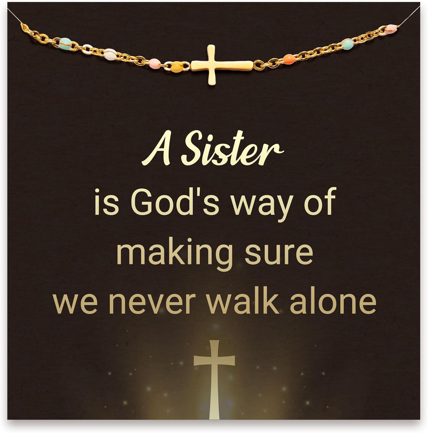 STORYJEWELLERY Cross Bracelet for Women - Perfect Christian Gift