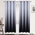 Gradient Color Ombre Blackout Curtains for Stylish Window Treatment
