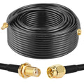 SMA Male to SMA Female RG58 100 ft Extension Cable - Low Loss