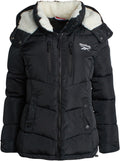 Reebok Womens Puffer Jacket - Heavyweight Insulated Winter Coat