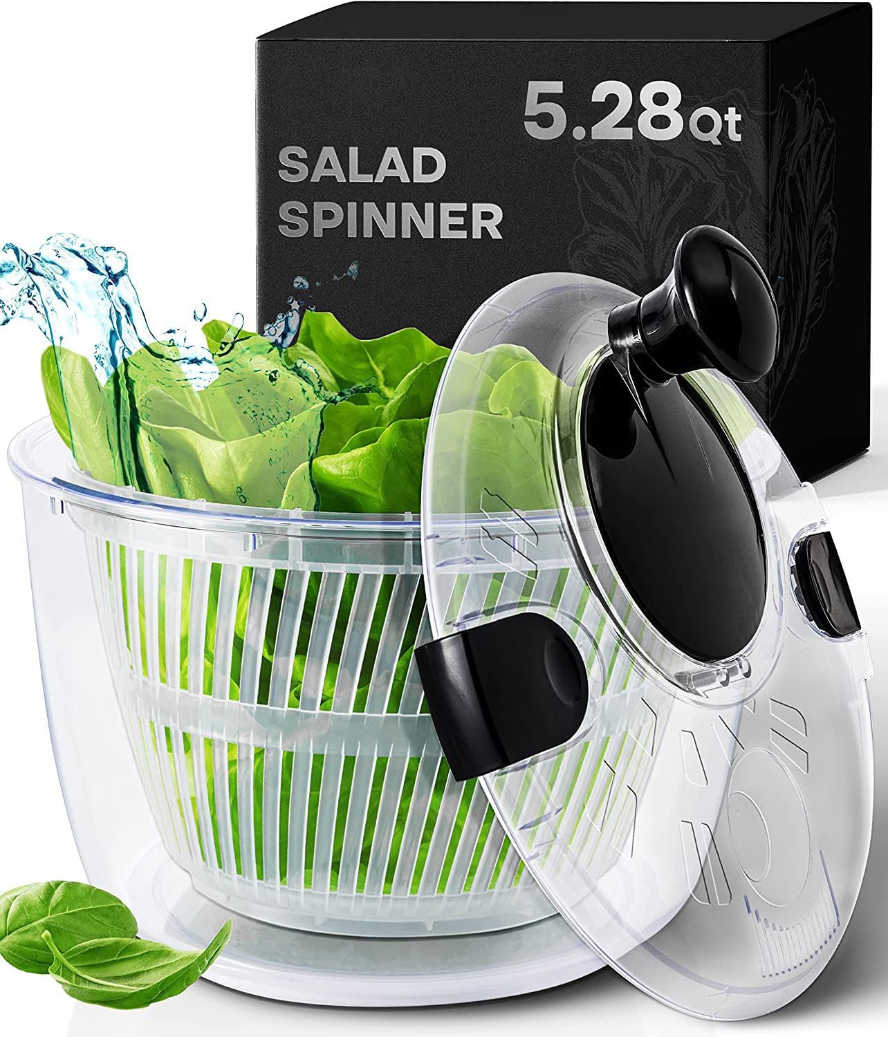 5.28 Qt Multipurpose Salad Spinner - Quick Neatness!