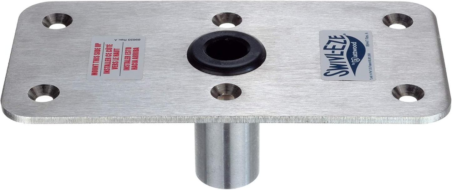 Attwood Lock'n-Pin 3/4in Boat Seat Post Base for Durability