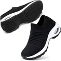 Women Slip On Walking Shoes with Arch Support - Comfortable Non Slip
