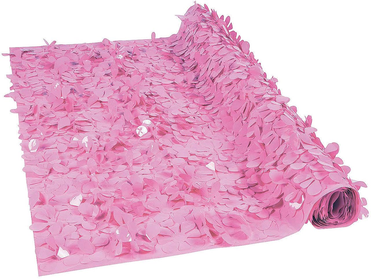 Light Pink Floral Sheeting Backing for Elegant Party Decor