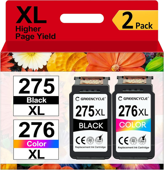 275XL 276XL Ink Cartridge Combo Pack for Canon Printers