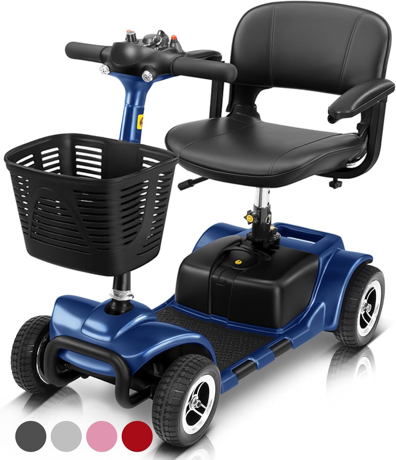Vive 4 Wheel Mobility Scooter for Adults and Elderly Travel