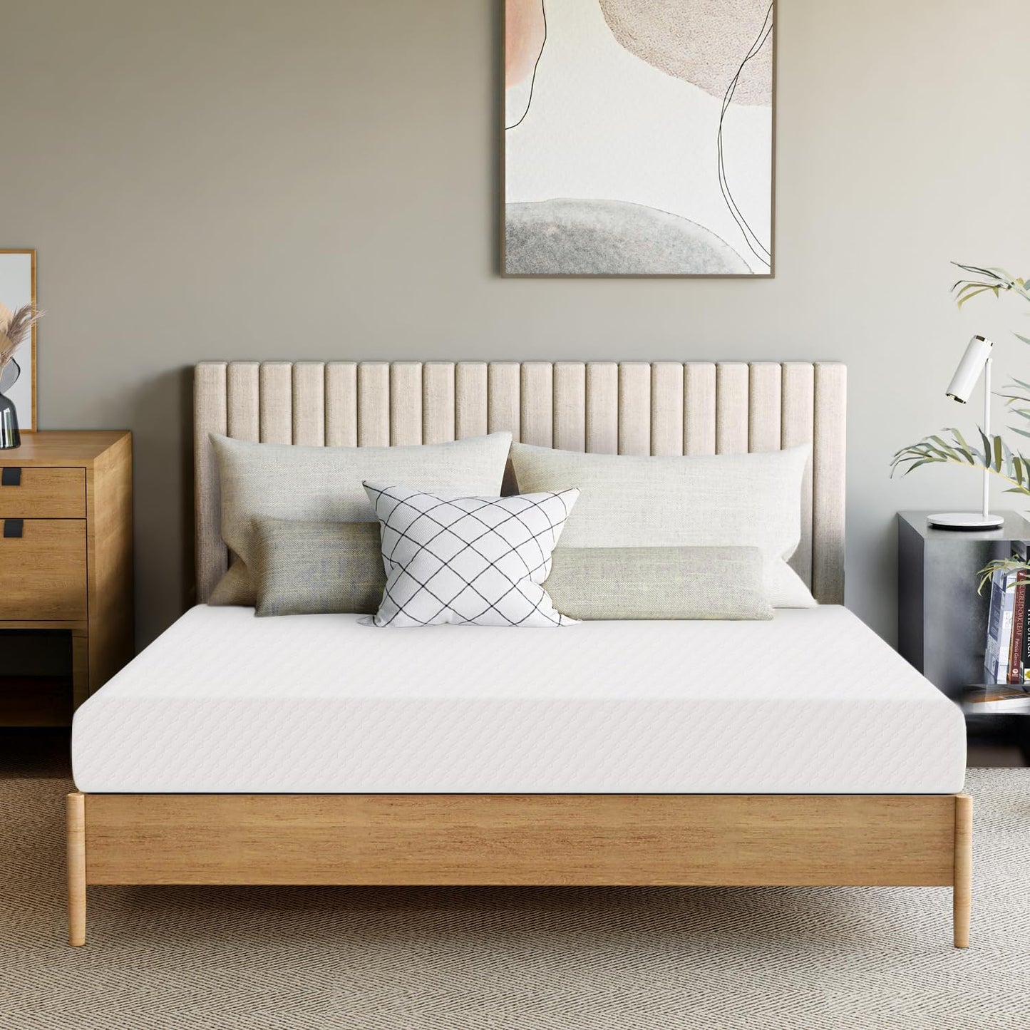 GAESTE 6 Inch Queen Cooling Memory Mattress for Comfortable Sleep