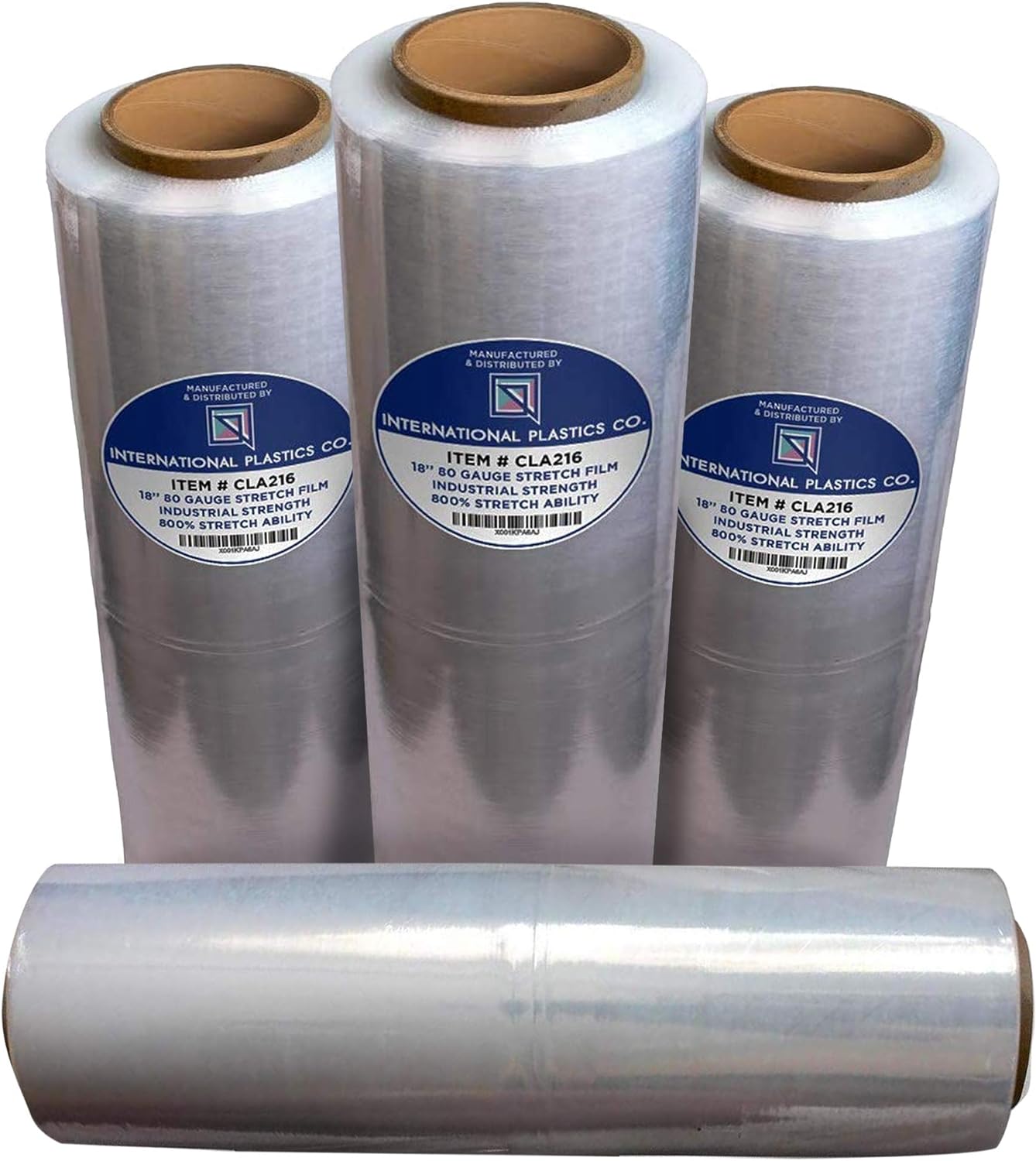 18 Inch Stretch Film Wrap 1500 Feet Heavy Duty Packing Film