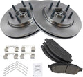 TRQ Front Brake Pad & Rotor Kit Compatible with 2004-2008 Ford F-150