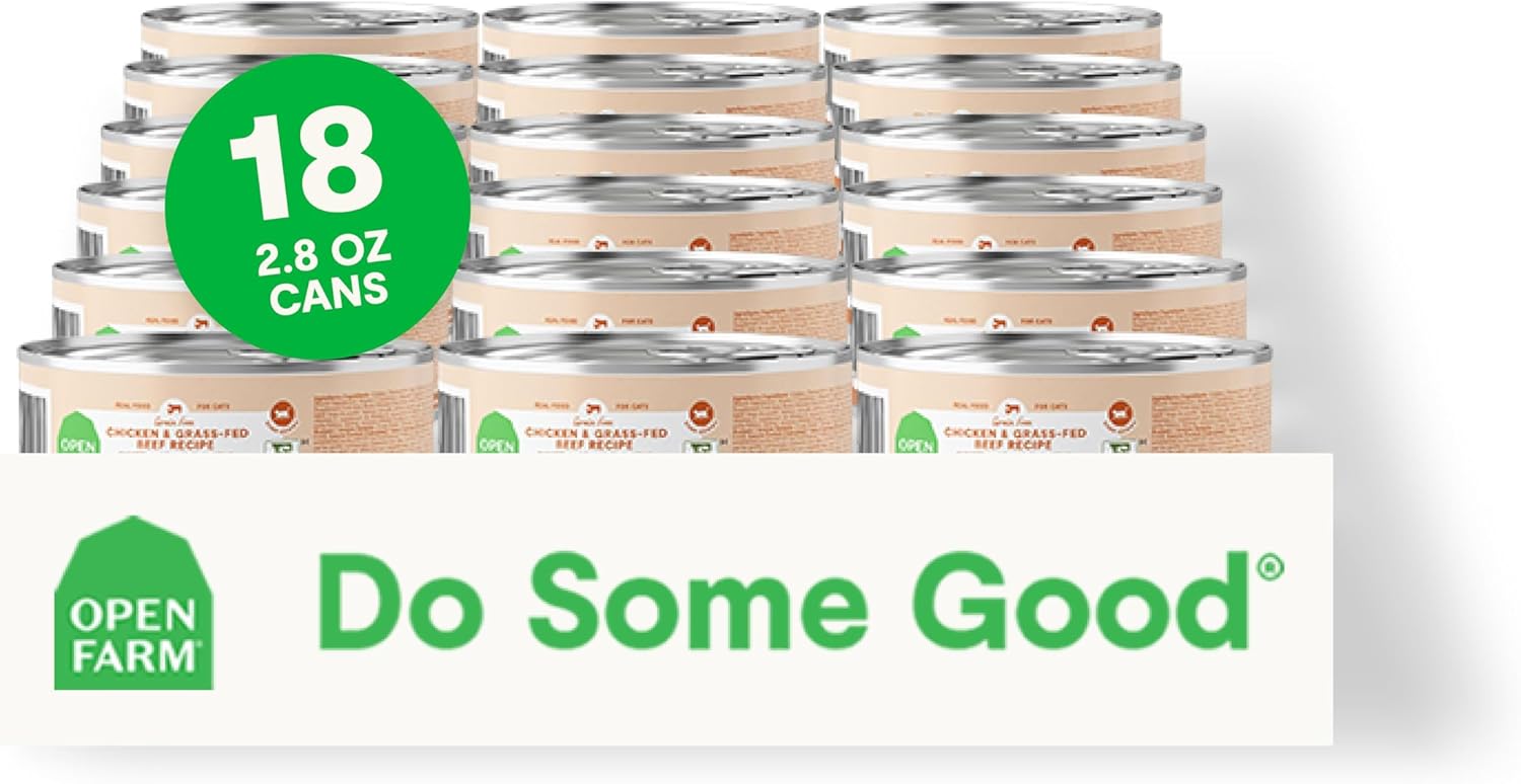 Open Farm Canned Cat Food Pate for Complete Balanced Nutrition