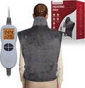 XXXL 26in x 35in Heating Pad for Back Neck Shoulder - Dark Gray