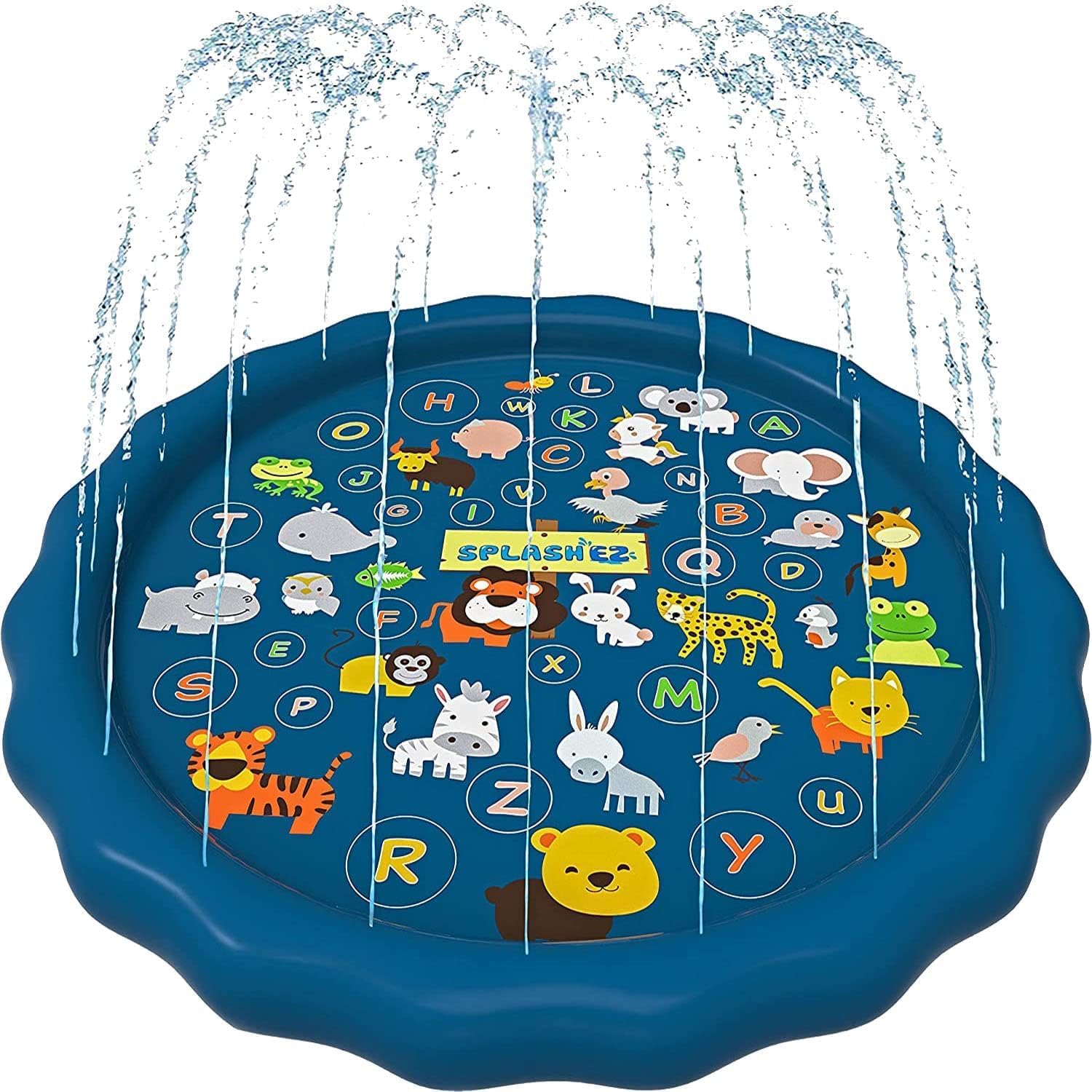 SplashEZ 3-in-1 Splash Pad for Kids & Baby Pool Learning Fun