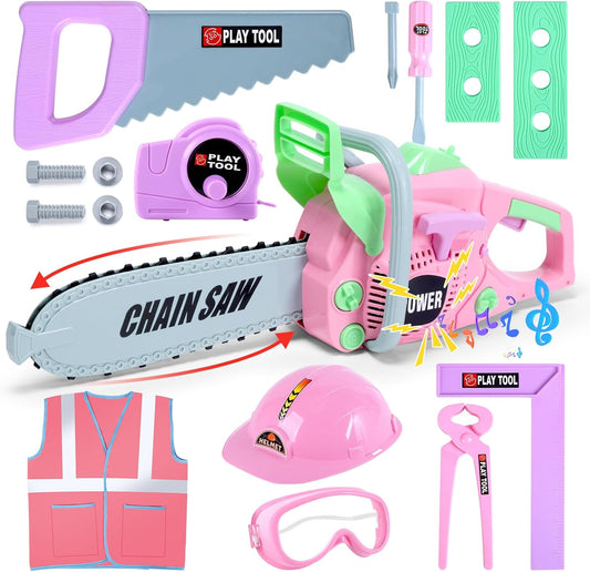 Skirtoy Toy Chainsaw for Kids - Fun Outdoor Play Tool Set