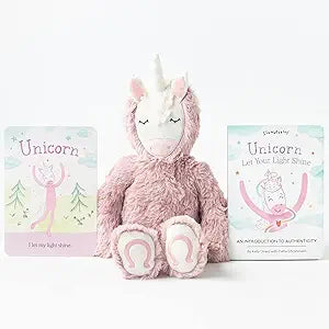 Slumberkins 14 Inch Unicorn Kin & Board Book for Kids' Confidence