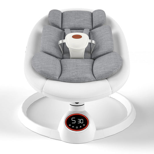 Portable Baby Swing with Bluetooth Music and 5 Speeds for Comfort