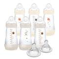 9oz Easy Start Anti-Colic Baby Bottle - Medium Flow, Red