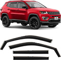 Voron Glass In-Channel Rain Guards for Jeep Compass 2017-2024 - Extra
