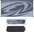 EEZ RV 9ft x 18ft Heavy Duty Reversible Outdoor Patio/RV Mat - Durable