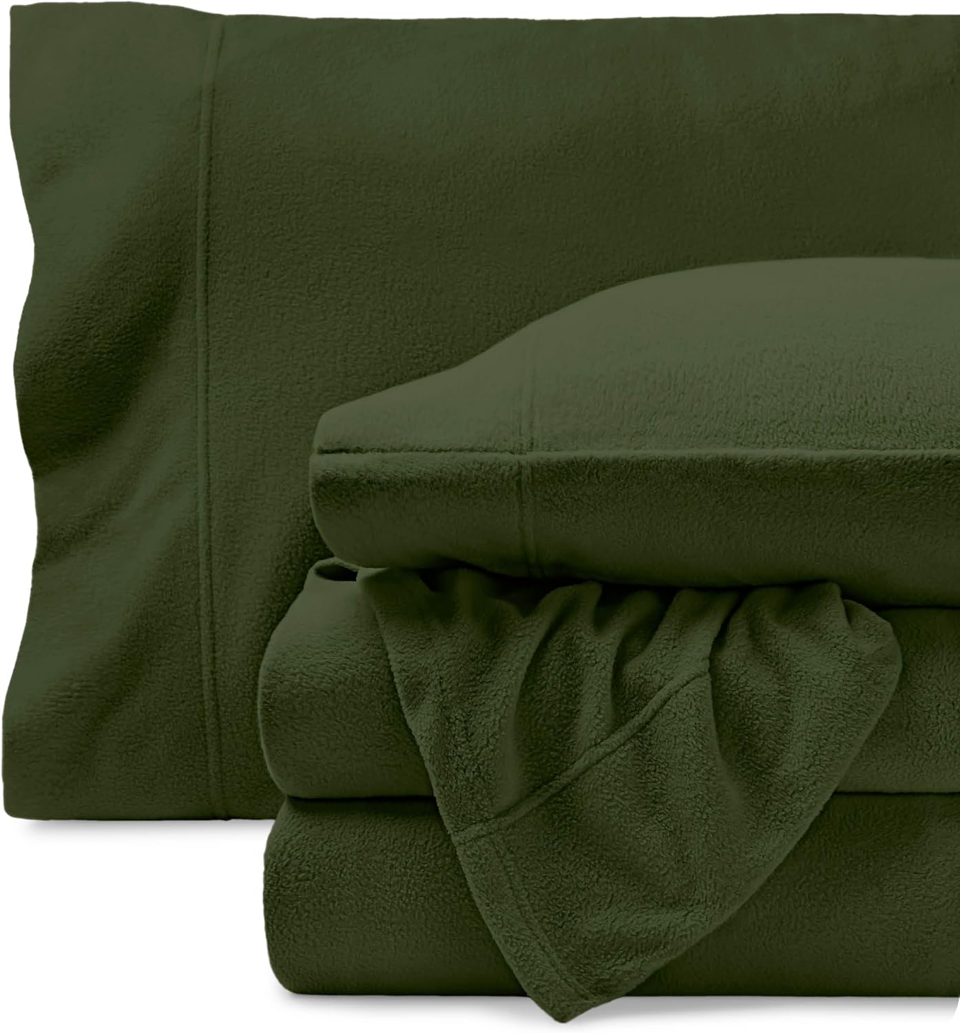 Bare Home Super Soft Fleece Sheet Set for Cozy King Comfort