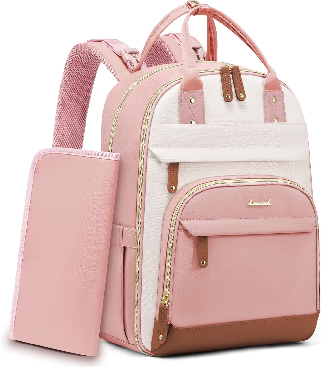 LOVEVOOK Diaper Bag Backpack with Changing Pad for Parents