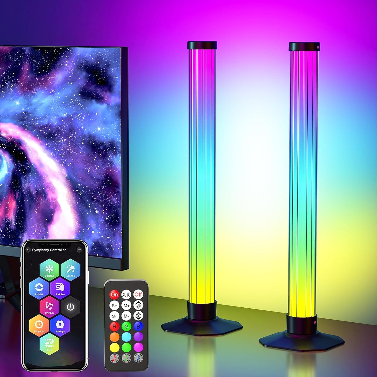 360 Smart Light Bar for Immersive Mood Lighting Experience