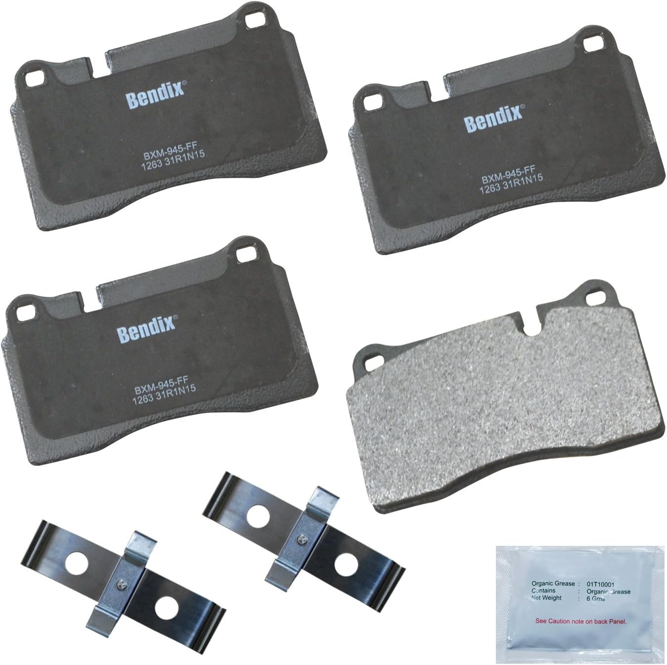 Bendix Priority1 CFM1263 Semi-Metallic Brake Pads for Land Rover