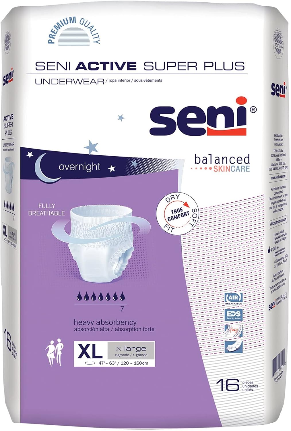 Seni Active Super Plus Unisex Adult Incontinence Underwear Review