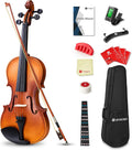 Vangoa 4/4 Violin Full Size Set Sprpreis Acoustic Violin - Beginner