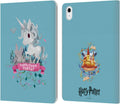 iPad Air 11 Leather Wallet Case - Harry Potter Unicorn Deathly Hallows