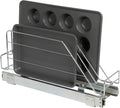 Glidez Pull-Out Chrome Storage Organizer for Cookware - Smooth Access
