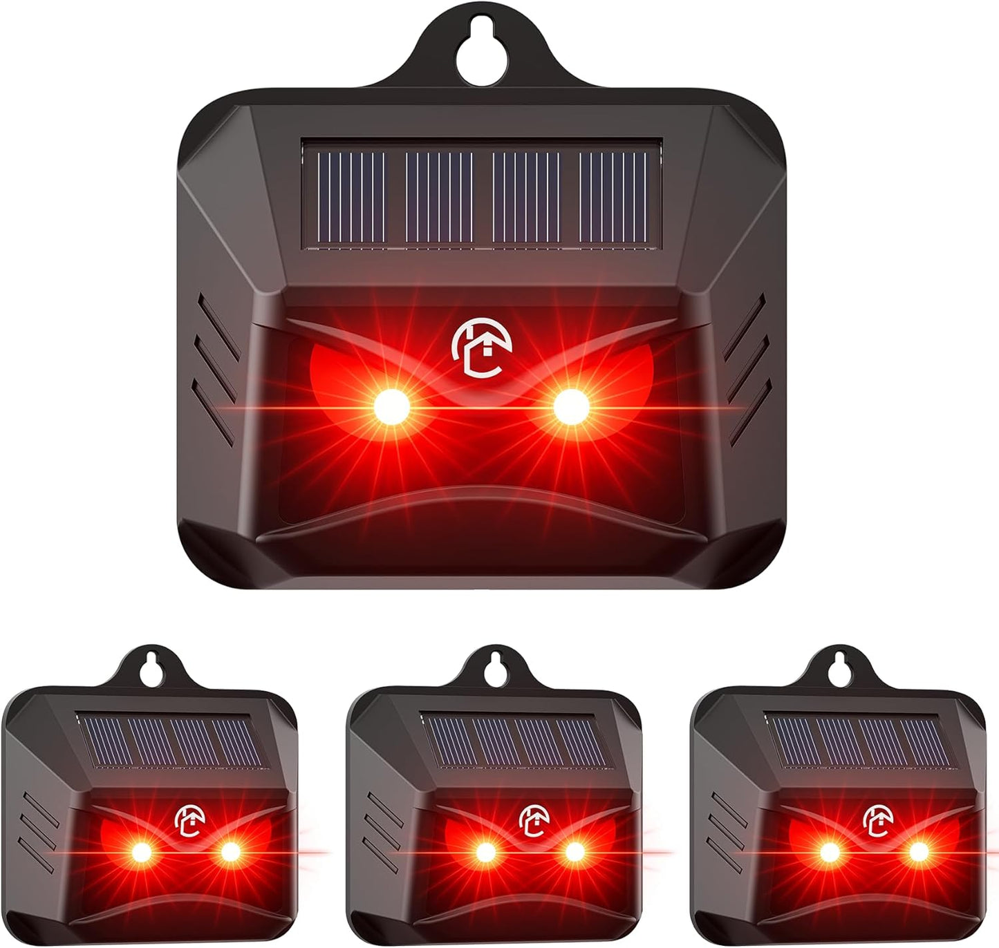 4 Packs Solar Animal Repeller for Effective Wildlife Deterrent