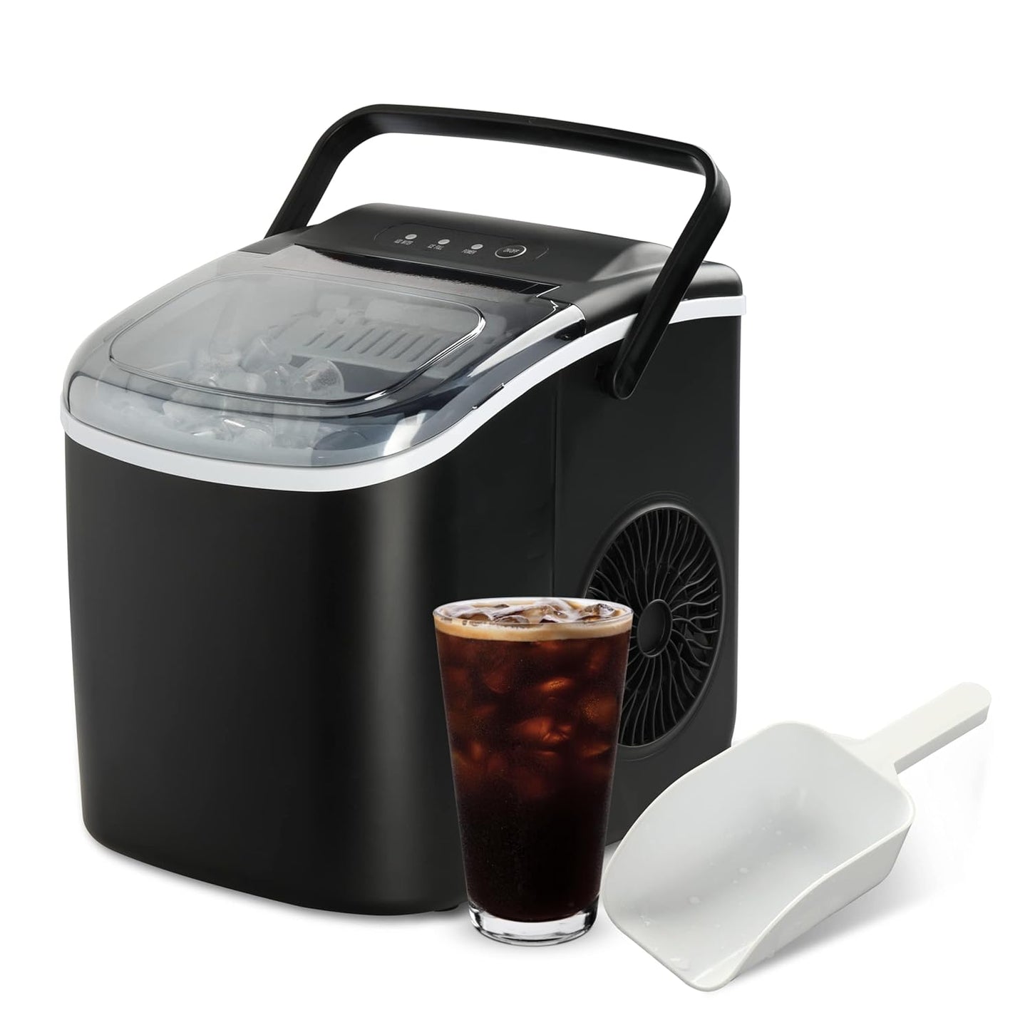 Simple Deluxe Portable Ice Maker for Home Kitchen and Office
