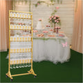Champagne Wall Holder for Party Up to 80 Cups - Mobile 5-Layer Display
