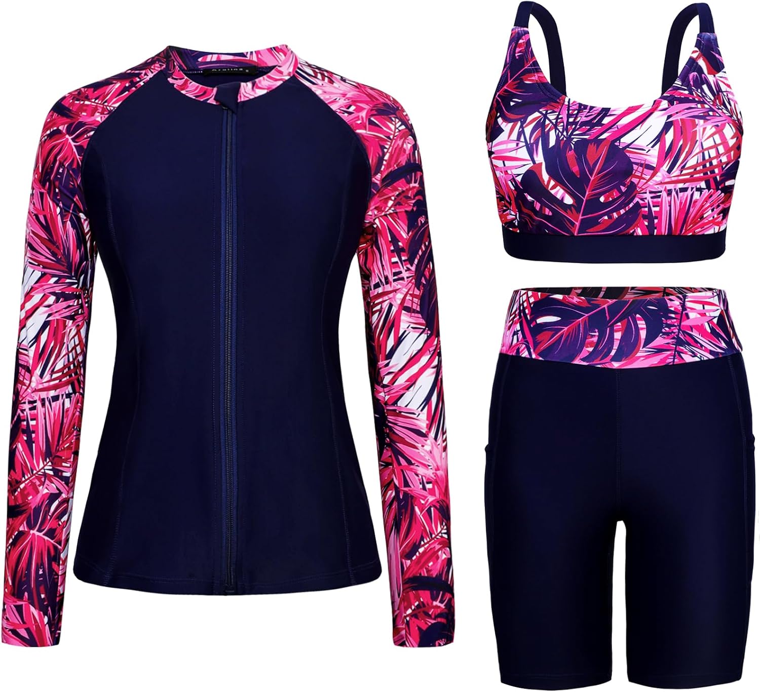 Arolina Womens Rash Guard Long Sleeve Swim Shirts for Sun Protection