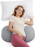 W Shaped Pregnancy Pillow - Compact Maternity Support for Side