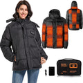 Heated Jacket for Women 14-Zone Heated Coat - Fast Warmth