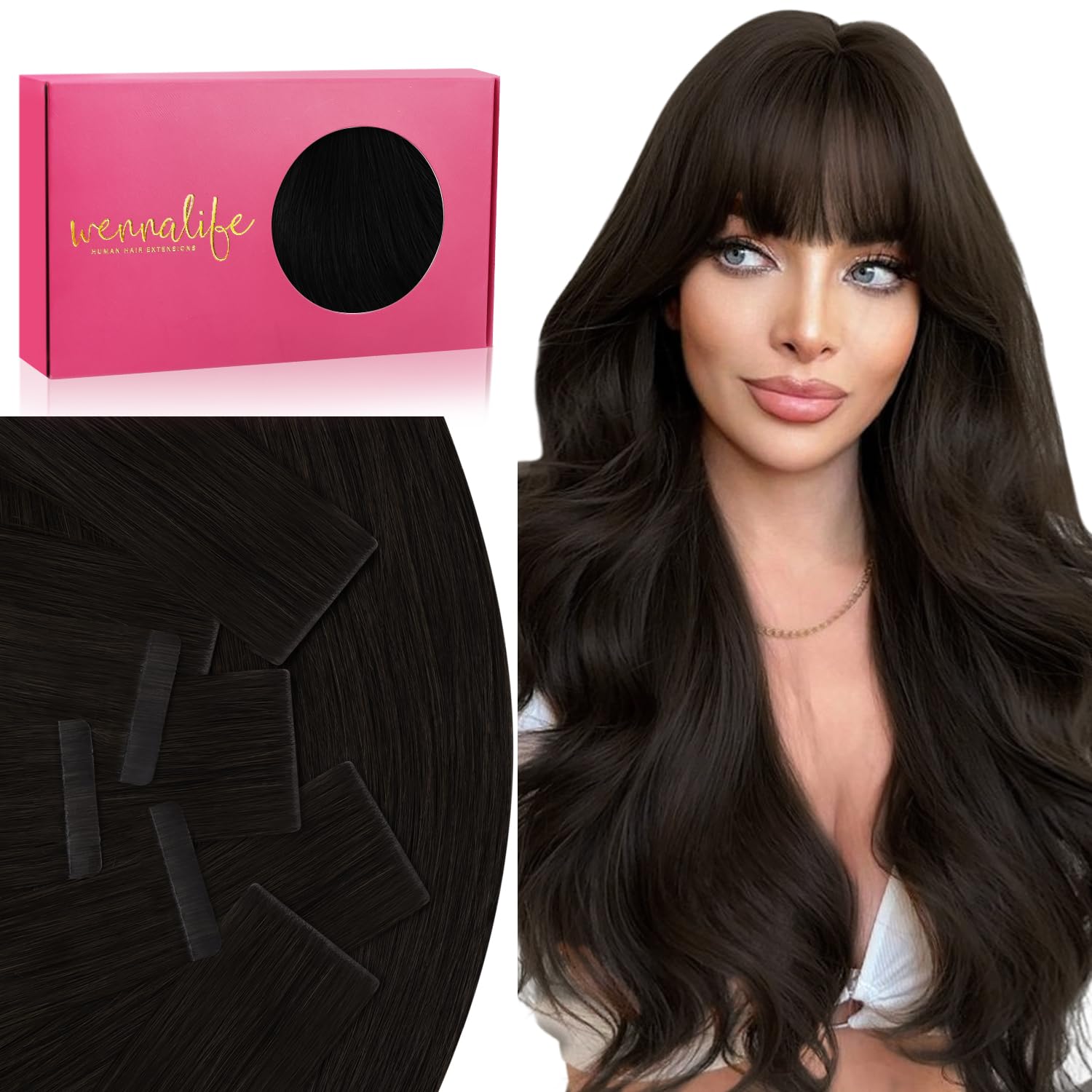 WENNALIFE Invisi Edge & Classic Tape in Hair Extensions Review