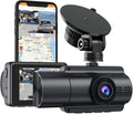 4K Dash Cam Dual Front and Inside - Clear 4K+1080P Recording