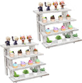 Wooden Cupcake Stand 4 Tier for 24 Cupcakes - Rustic Display Stand