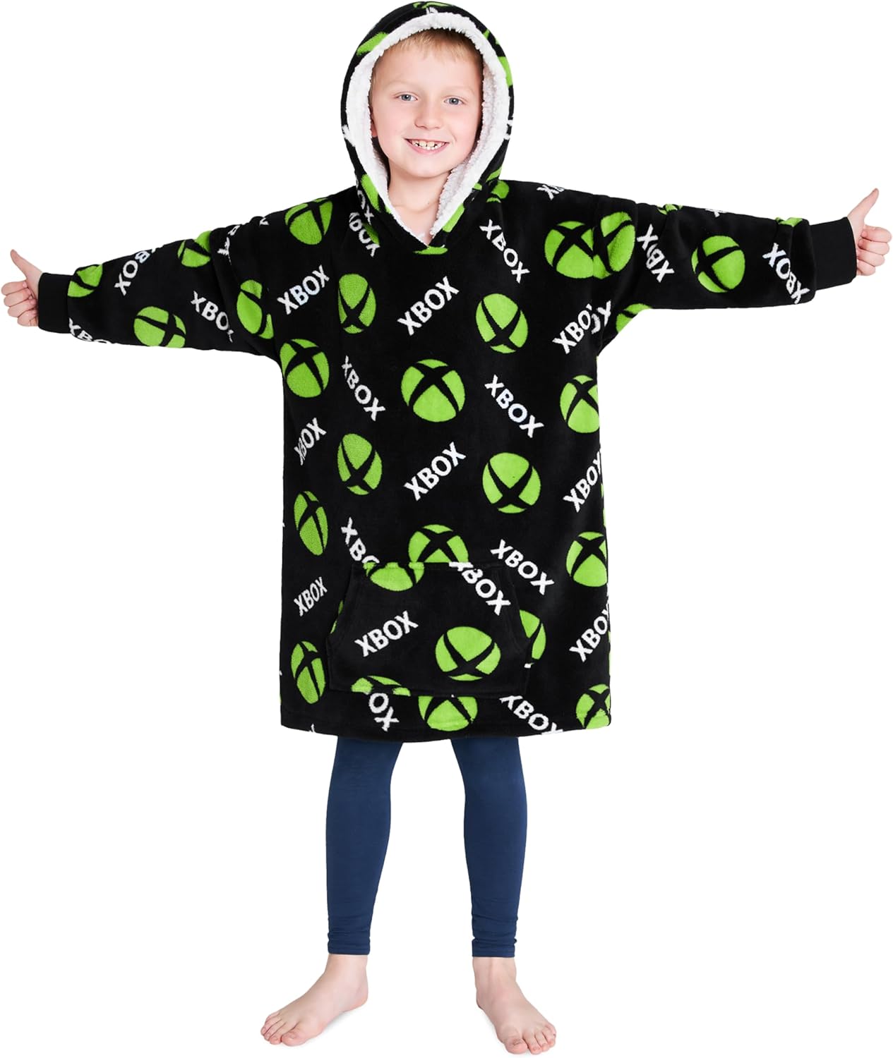 Gamer Boys Fleece Hoodie Blanket - Cozy Gamer Gift!