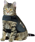 ThunderShirt For Cats Grey Large - Calming Wrap for Anxious Cats