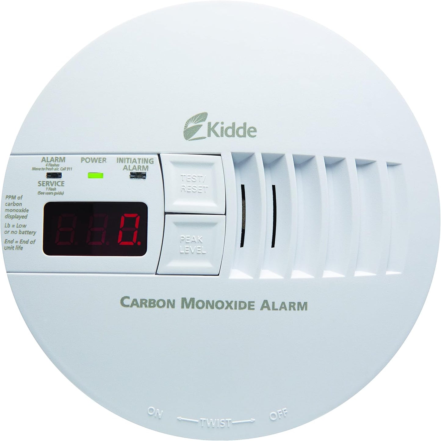 Kidde Hardwired Carbon Monoxide Detector with Battery Backup