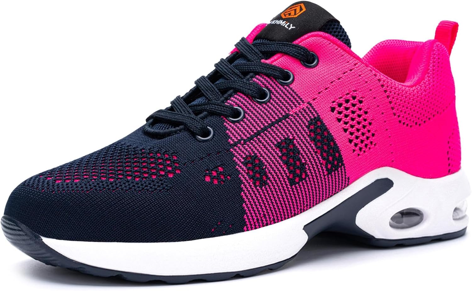 FENLERN Steel Toe Shoes for Women - Lightweight Safety Footwear