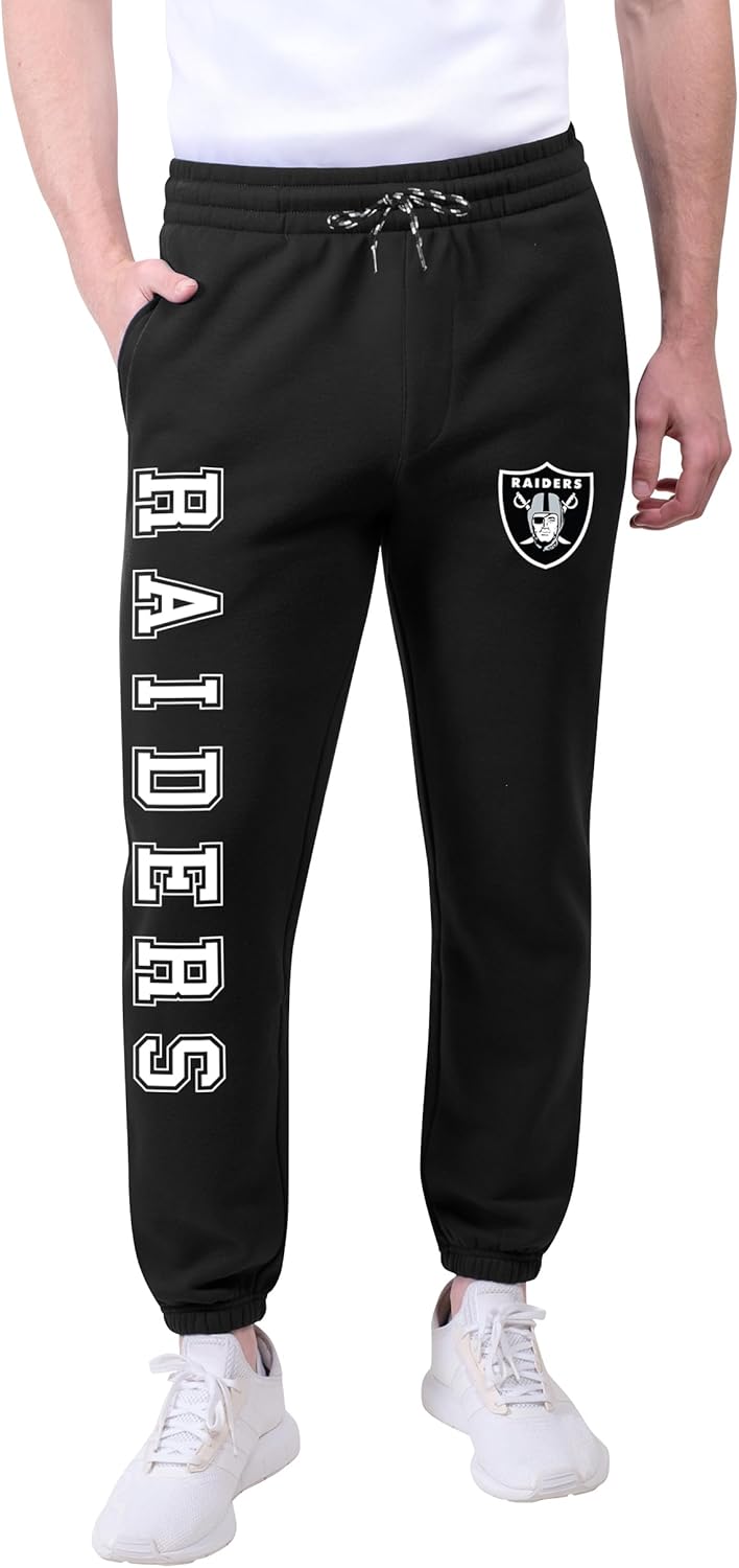 Ultra Game NFL Official Active Super Soft Fleece Jogger Pants