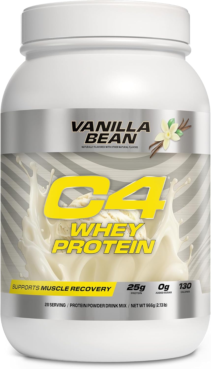 Cellucor C4 Whey Protein Powder - 25g Protein, Vanilla Bean