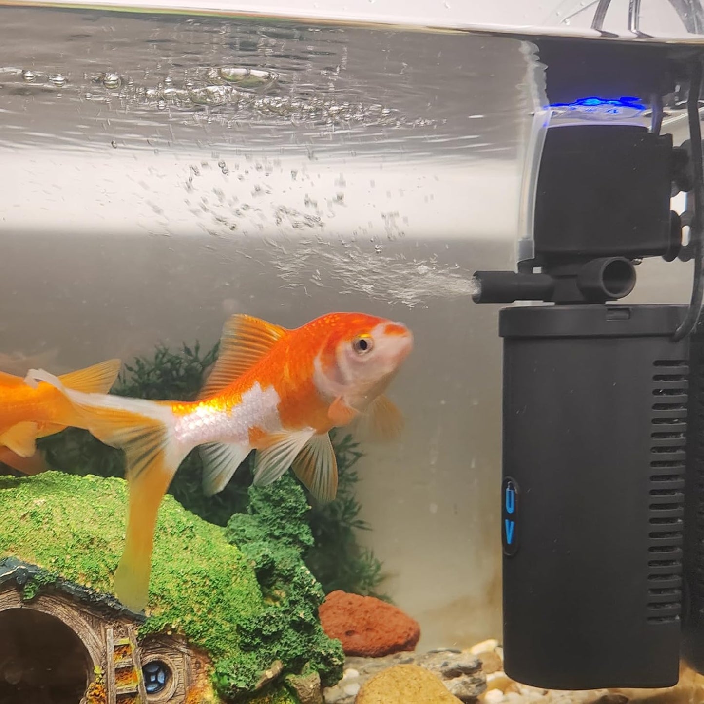 U-V Filter 158GPH for 10-45 Gallon Betta Fish Turtle Tank