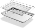 LRAL302S Air Fryer Basket and Tray Set for LG Ovens - Durable 304 SS